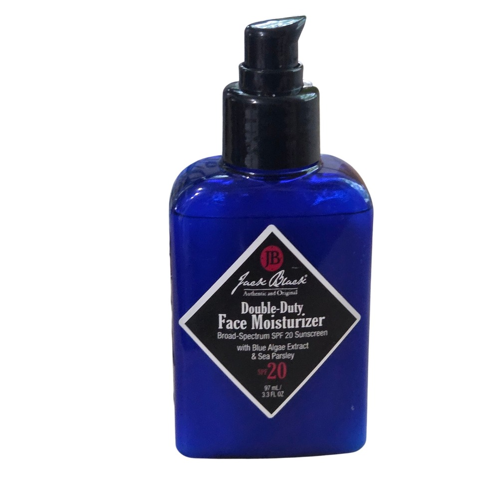 Jack Black Double-Duty Face Moisturizer Broad-Spectrum SPF 20 Sunscreen 3.3oz